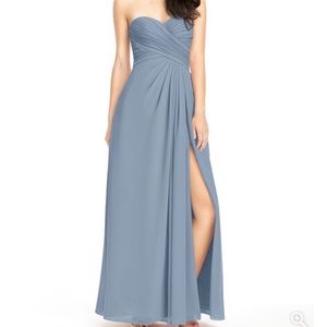 Azazie Arabella Allure Dusty Blue A2